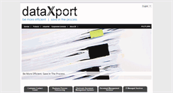 Desktop Screenshot of dataxport.net